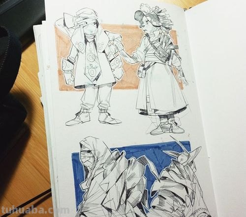 速写薄英文 sketchbook和sketches区别？