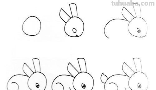 宝宝入门简笔画画什么 1-3岁幼儿绘画入门动物?