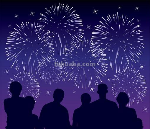 看烟花速写 烟花图片绘画？