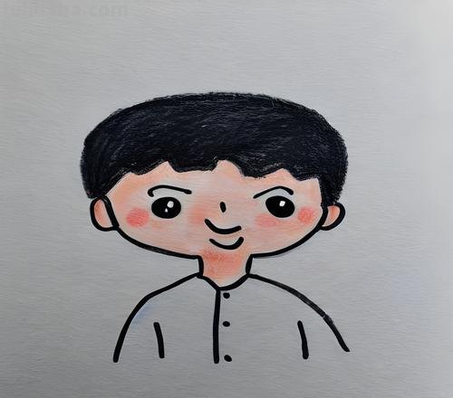 小孩画人怎么画简笔画 儿童简单画人物自画像？