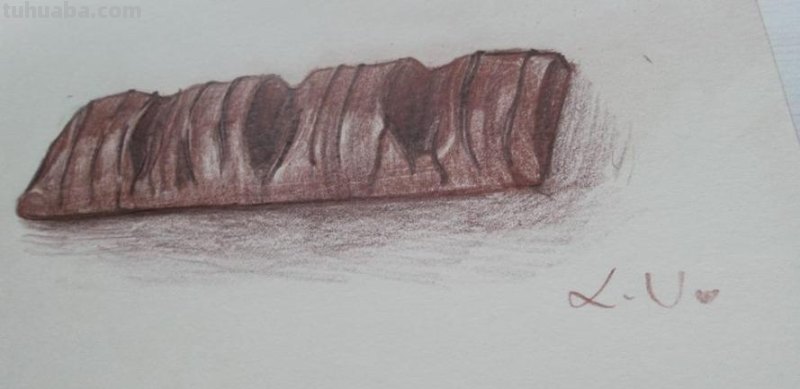 白巧克力彩铅怎么画 怎样画巧克力？