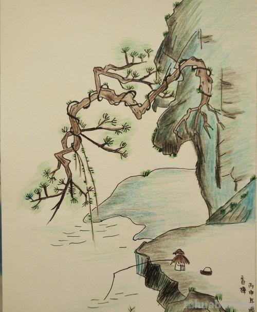 画山用什么彩铅 铅笔山水画用哪种铅笔？