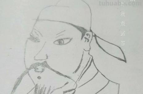 王者李白怎么画简笔画 一二三年级画王者荣耀李白？