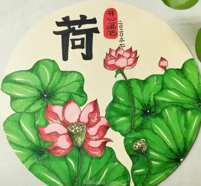 马克笔手绘 瓜果蔬菜植物花卉作品