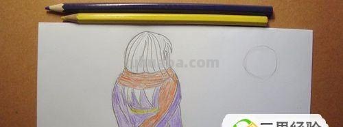 彩铅男生背影怎么画 如何画男孩和小女孩的背影？