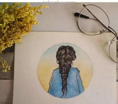 彩铅男生背影怎么画 如何画男孩和小女孩的背影？