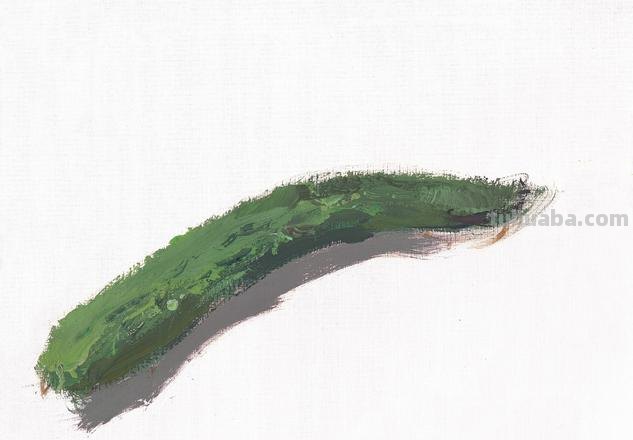 如何用色彩让黄瓜更加生动 