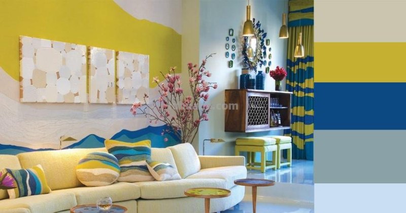 涂料色彩及涂料色彩搭配效果图——打造完美家居色彩 