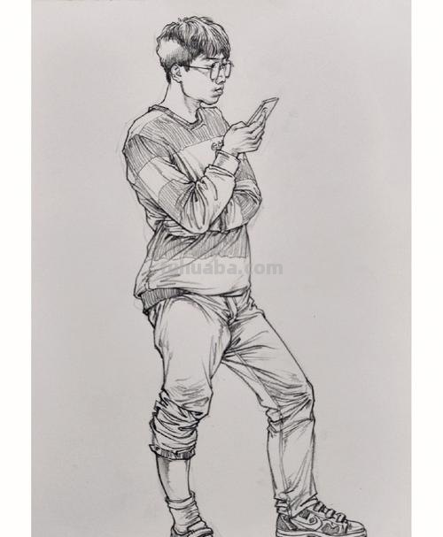 线性速写网站 线性速写什么要压深？