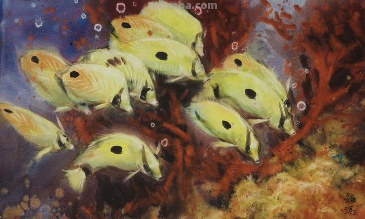 浅谈鱼色彩画及鱼色彩画图片的欣赏 