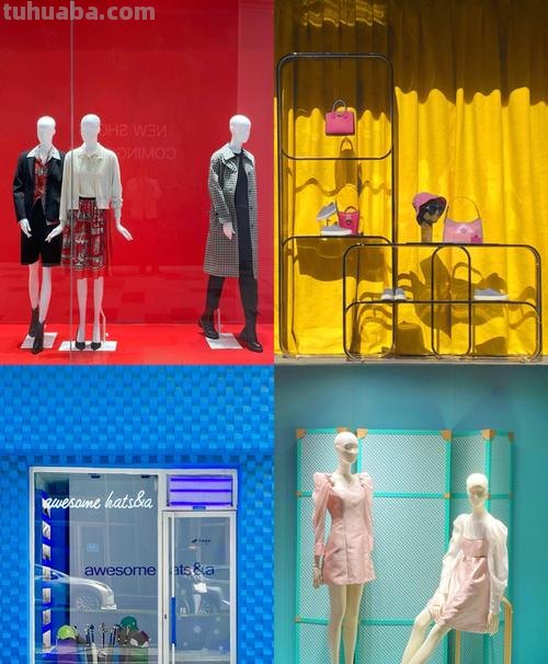 如何用色彩搭配橱窗制作吸睛大片 