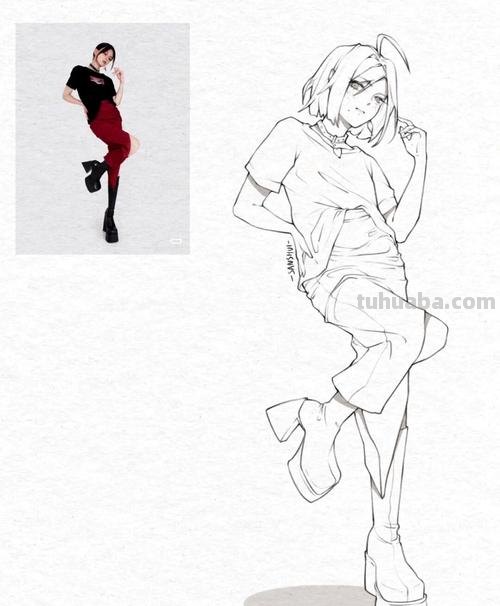 动画技巧速写笔记 卡通人物如何速写？