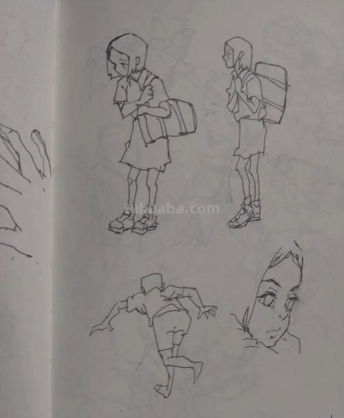 动画技巧速写笔记 卡通人物如何速写?