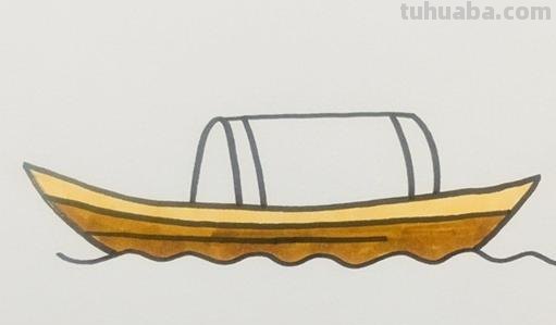 木板船怎么画简笔画 怎么简单地画出小船？