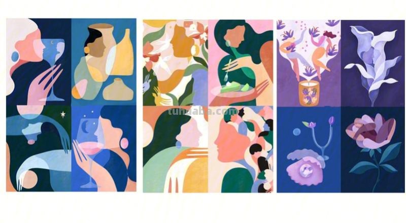 设计色彩构图及设计色彩构图模板 