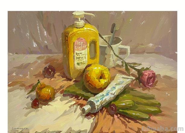 色彩静物范画及色彩静物范画视频——如何提高画家的色彩技巧 