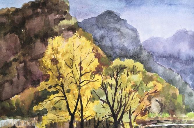 太行山写生色彩:探寻山间的自然美