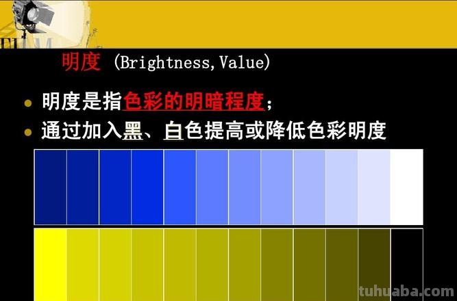 色彩的明暗程度称为什么?