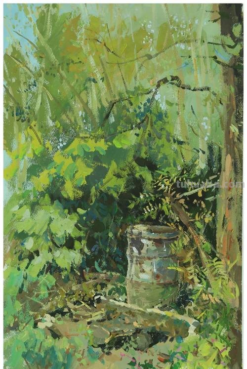 风景色彩写生图片:探索自然之美