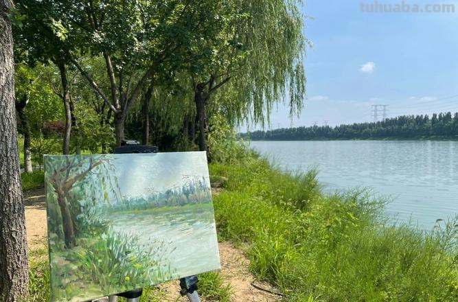 风景色彩写生图片:探索自然之美