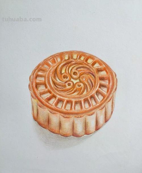 【手绘教程】如何画出色彩缤纷的月饼？ 