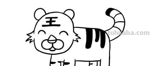 儿童怎么画老虎简笔画 自学画虎最简单的方法?