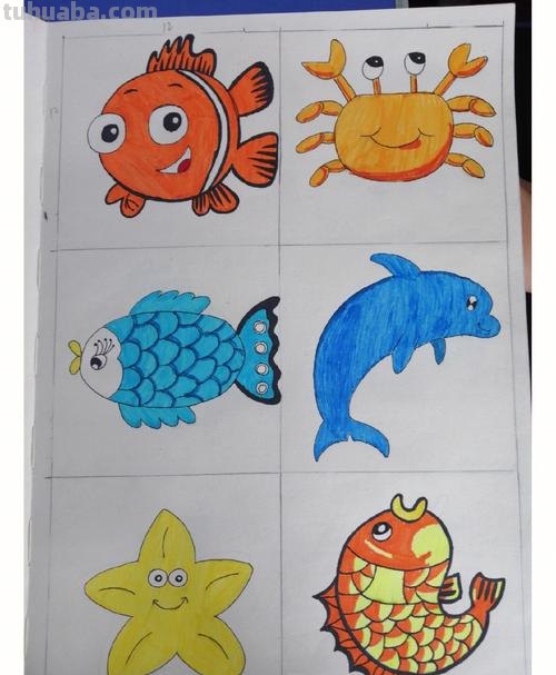 实用又简单的儿童简笔画-海洋篇