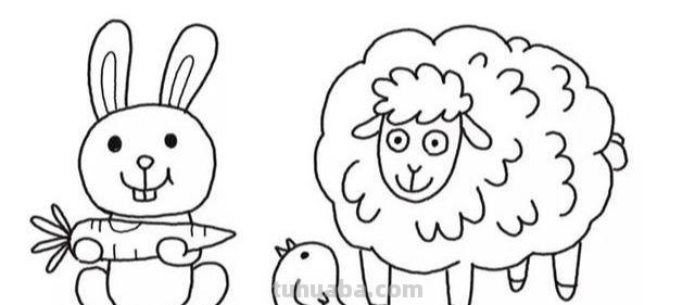 生活、海洋、动物主题儿童简笔画，步骤讲解，孩子作业用得上！