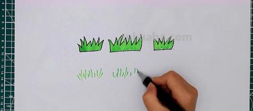 手抄报的草怎么画 怎么画小草？
