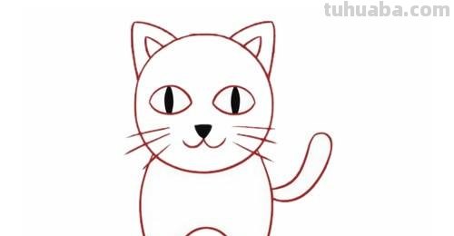 儿童简笔画猫咪怎么画 1-3岁儿童简单画画猫咪?