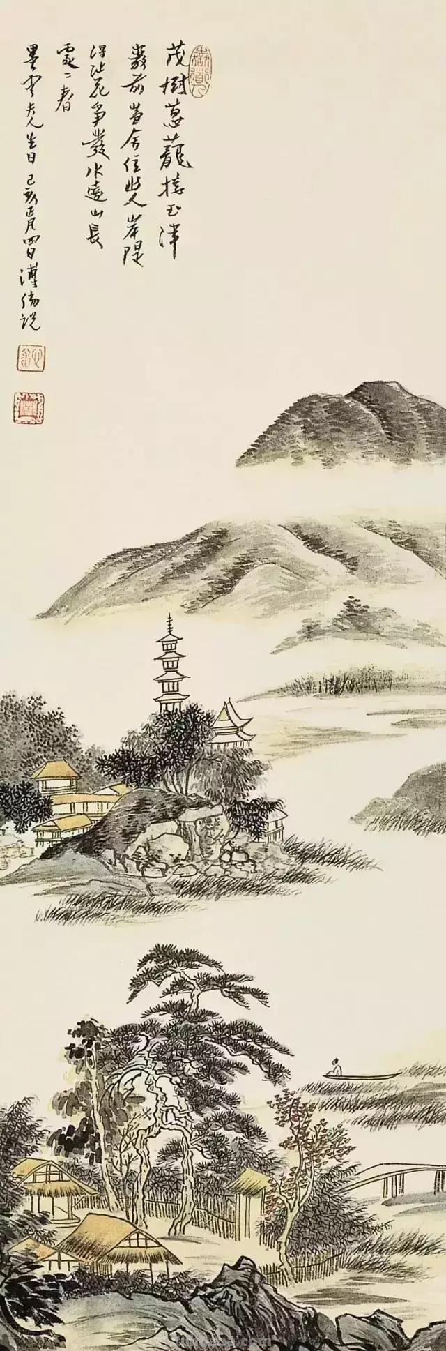 大家一起学画 水，匠心独运！