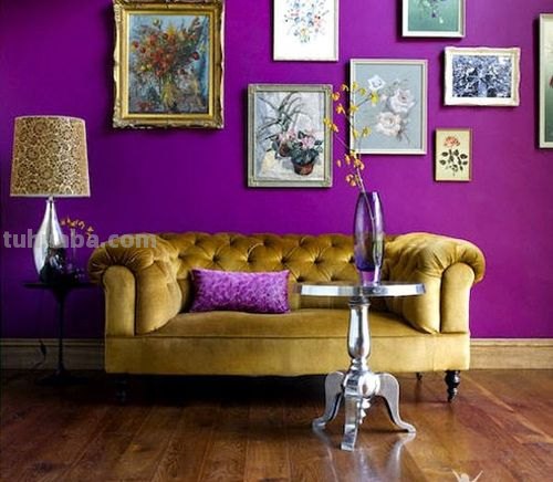 紫色彩搭配及装修色彩搭配原理与技巧 