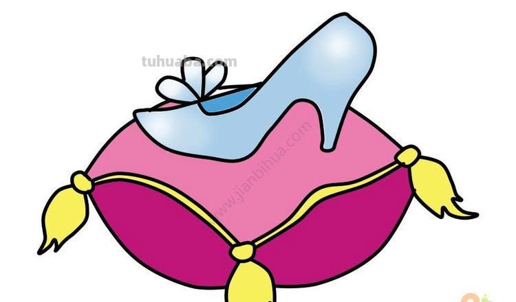 公主鞋子怎么画简笔画 灰姑娘怎么画?