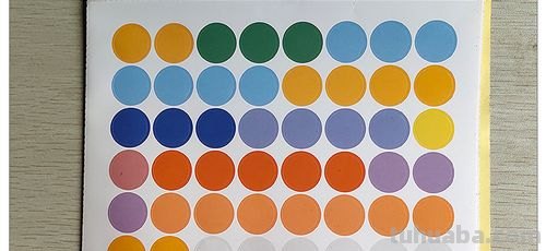 圆形色彩及圆形色彩搭配色卡图 