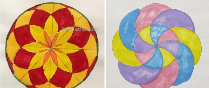 色彩对照表及色彩对照表圆形，让你的绘画更加华丽多彩！ 