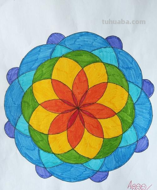 色彩对照表及色彩对照表圆形，让你的绘画更加华丽多彩！ 