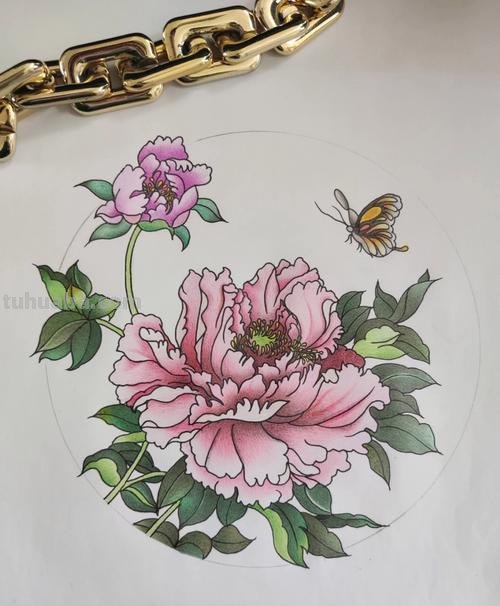 牡丹用彩铅怎么画 彩铅可以画国画吗？求专业答复？