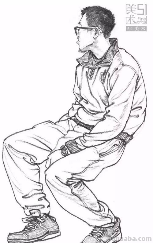 单手画技巧速写 速写怎么解决线条流畅问题？