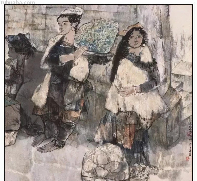 当代美术史上杰出女画家周思聪四十一幅经典绘画作品赏析