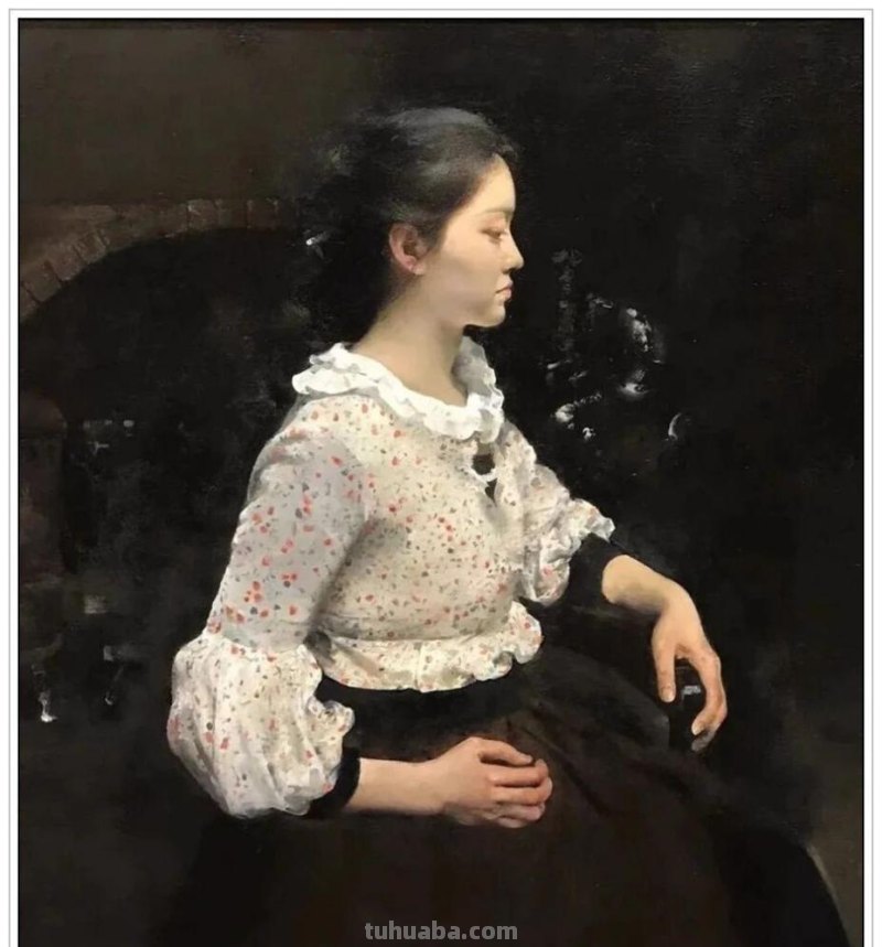 当代著名油画家郭润文五十六幅极富意蕴的写实人物绘画赏析