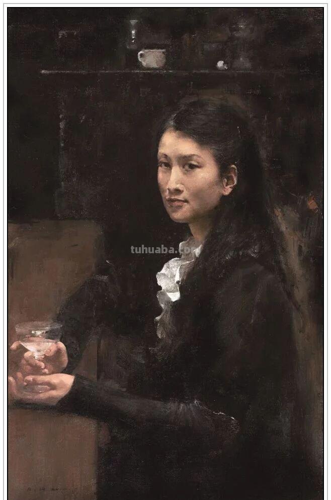 当代著名油画家郭润文五十六幅极富意蕴的写实人物绘画赏析