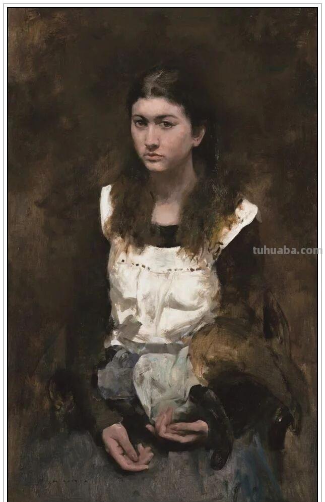 当代著名油画家郭润文五十六幅极富意蕴的写实人物绘画赏析