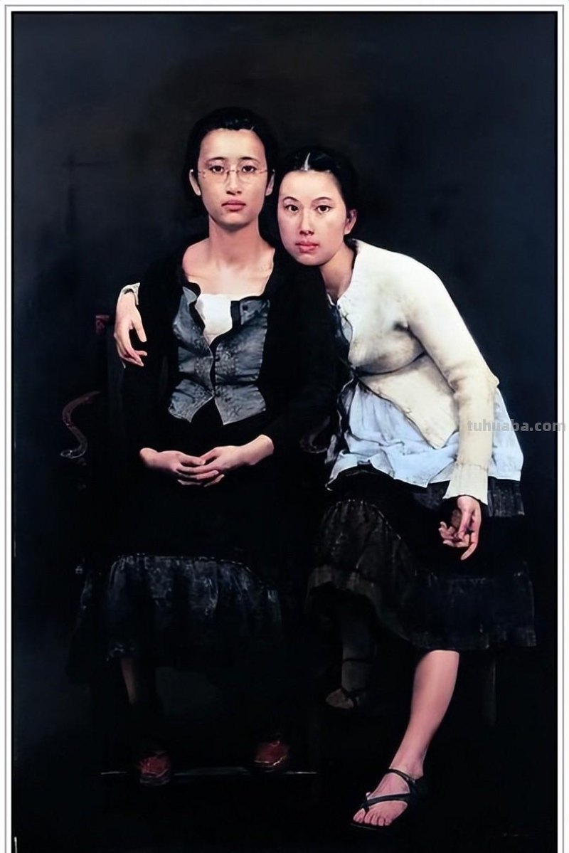 当代著名油画家郭润文五十六幅极富意蕴的写实人物绘画赏析