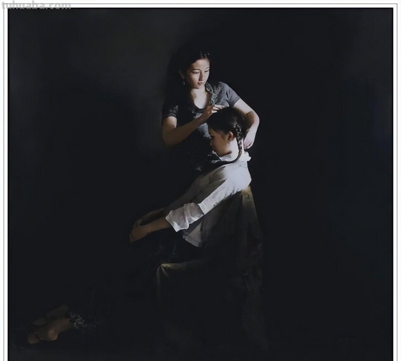 当代著名油画家郭润文五十六幅极富意蕴的写实人物绘画赏析