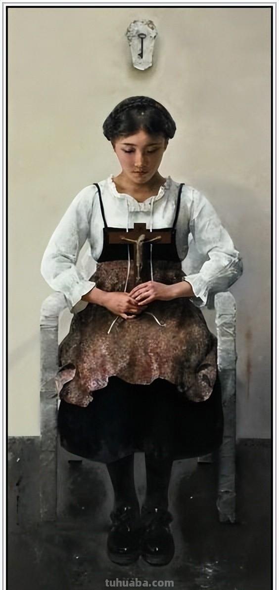 当代著名油画家郭润文五十六幅极富意蕴的写实人物绘画赏析