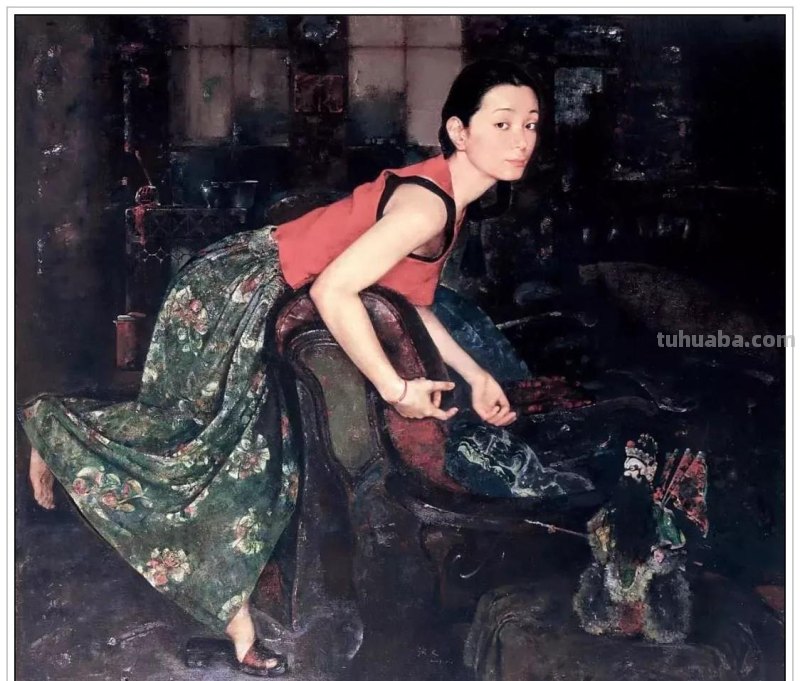 当代著名油画家郭润文五十六幅极富意蕴的写实人物绘画赏析