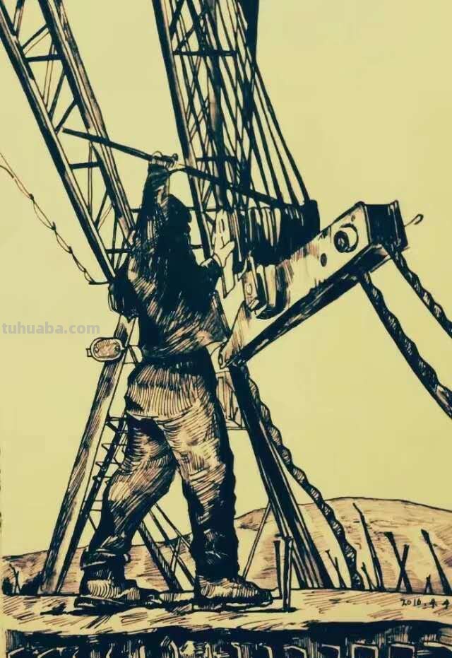 中铁十五局五公司尤昆速写作品选欣赏