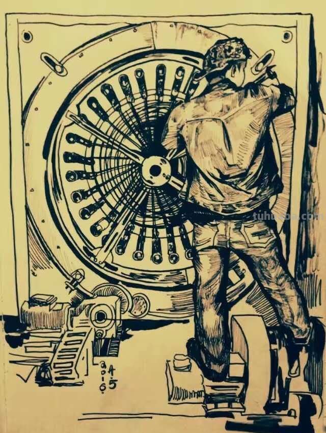 中铁十五局五公司尤昆速写作品选欣赏