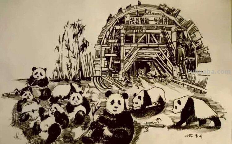 中铁十五局五公司尤昆速写作品选欣赏