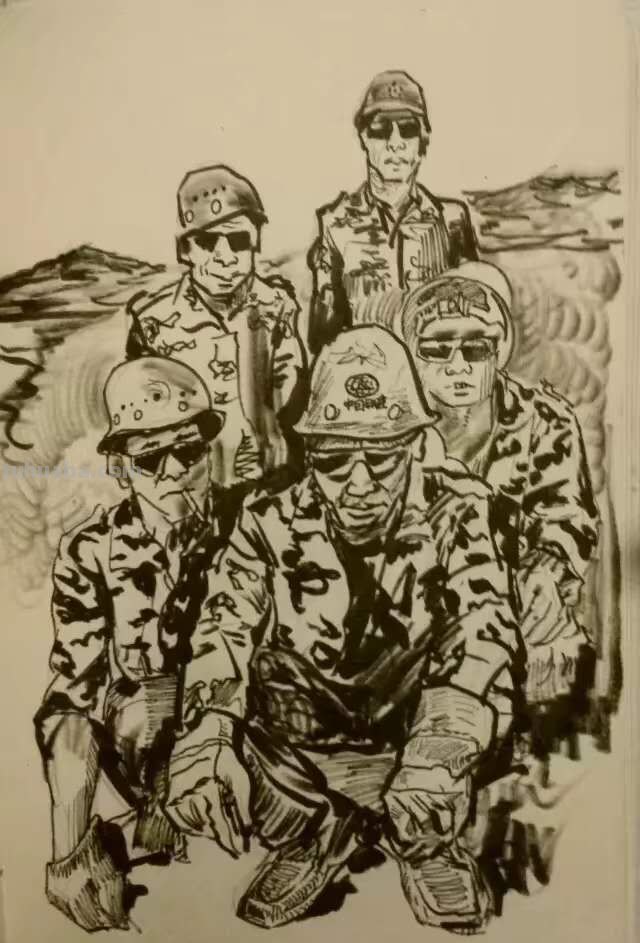 中铁十五局五公司尤昆速写作品选欣赏